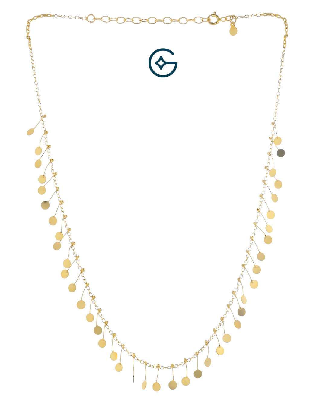 Statement Gold Plated Silver Necklace