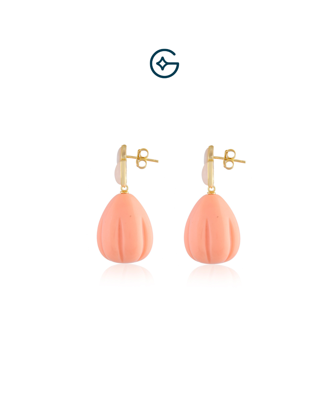 Multi Moonstone Drop Earrings with Ceramic Stone Drop