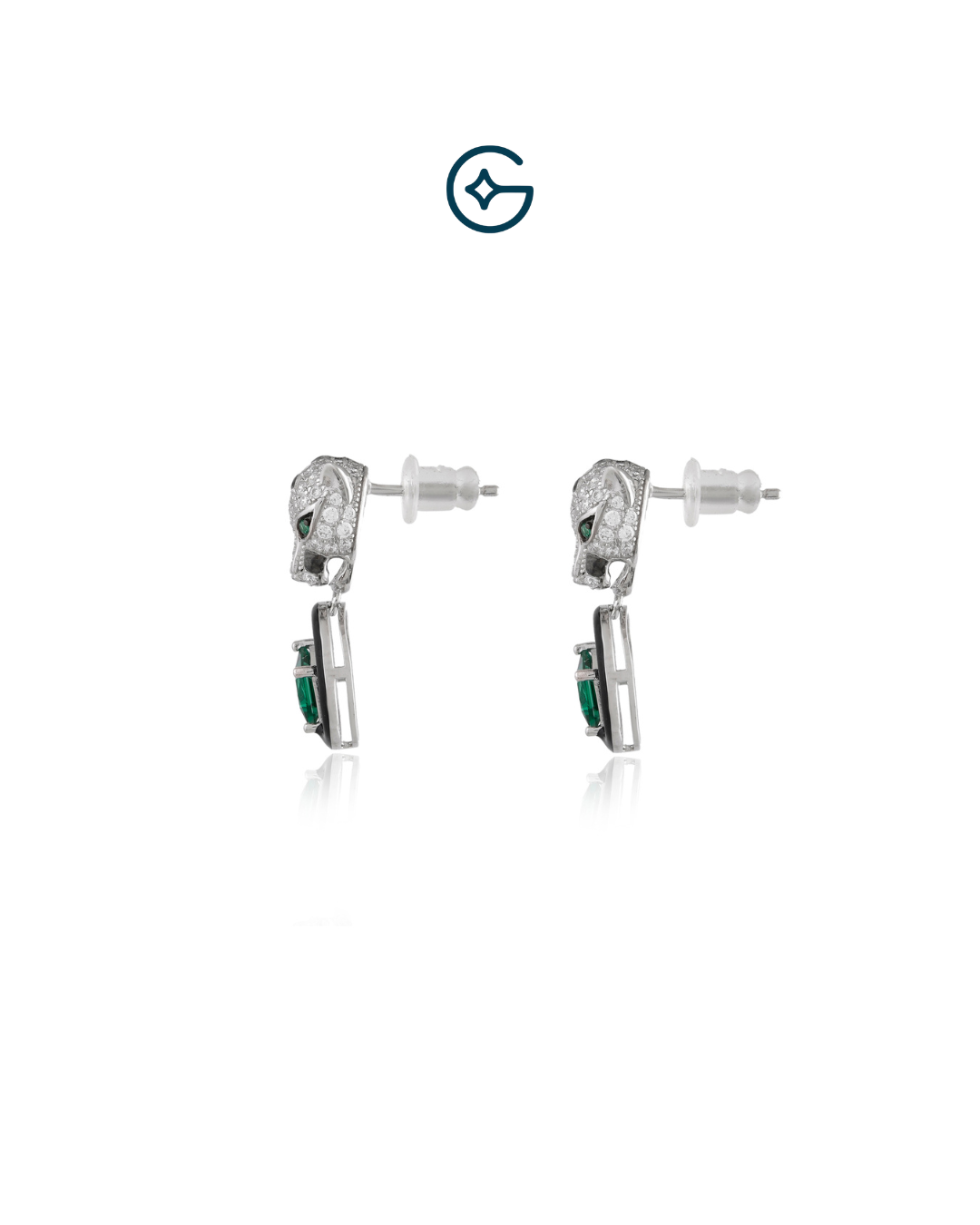 women inspired Tigress In You Earrings Silver
