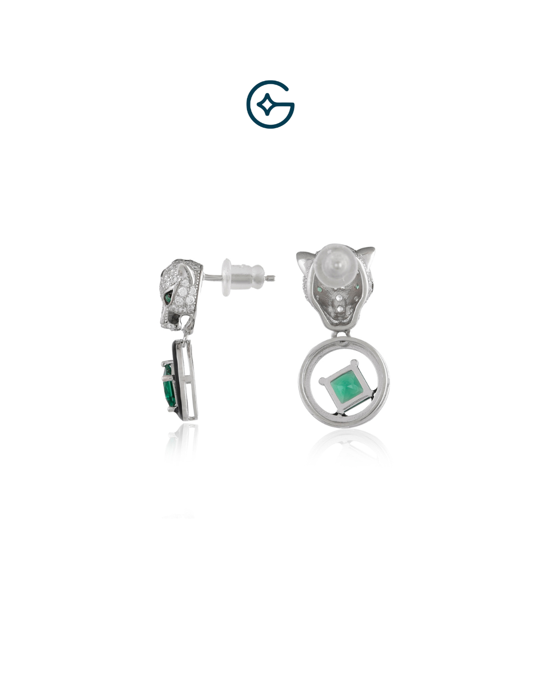 women inspired Tigress In You Earrings Silver