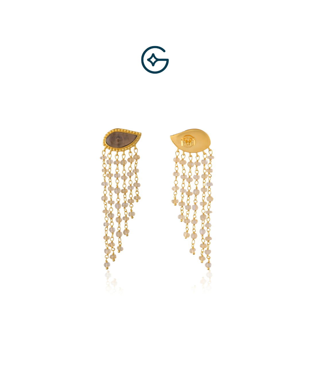 Show Stopper Tigers Eye Dangler Earrings In Silver