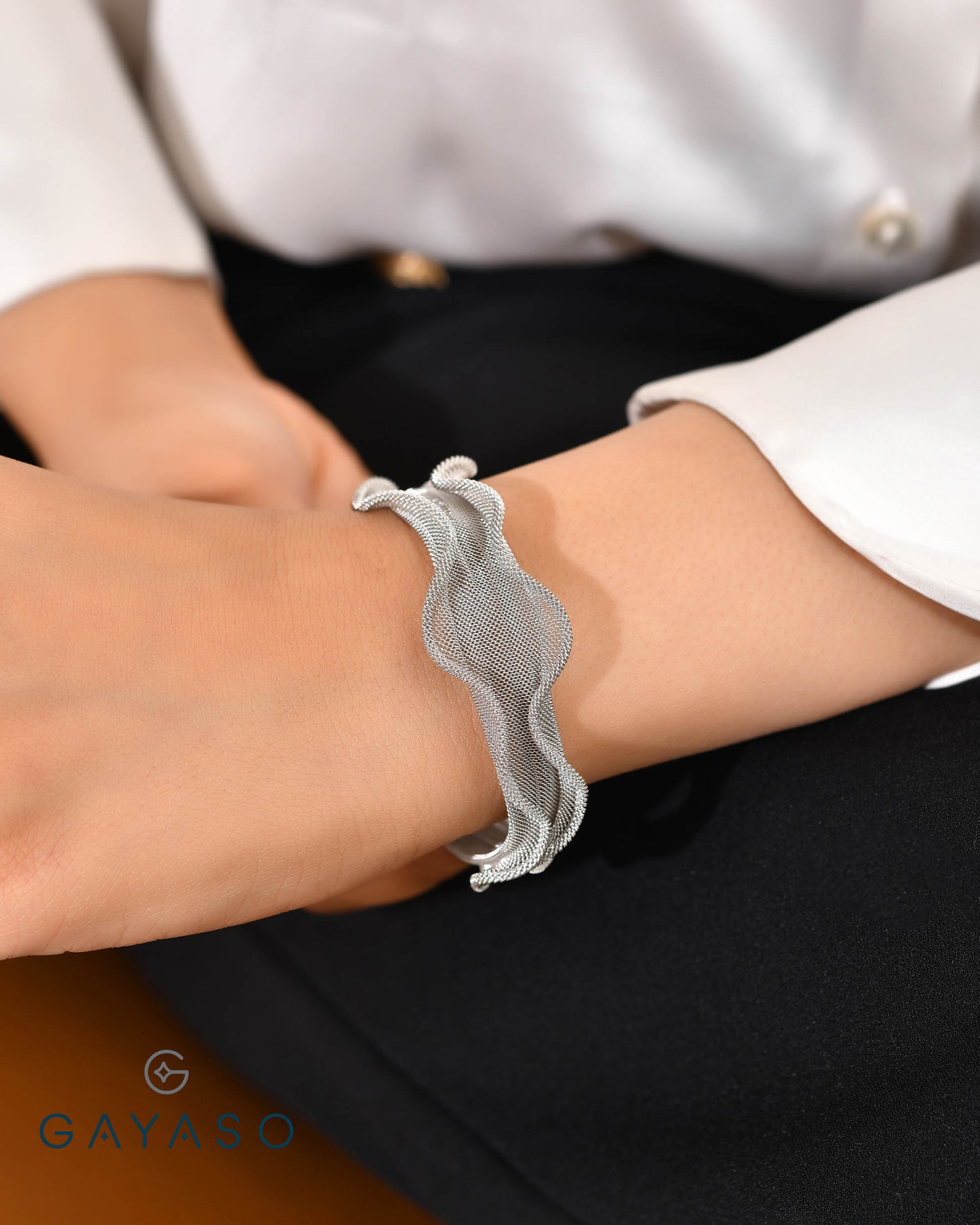 Limited Designer Waves Knit Bracelet