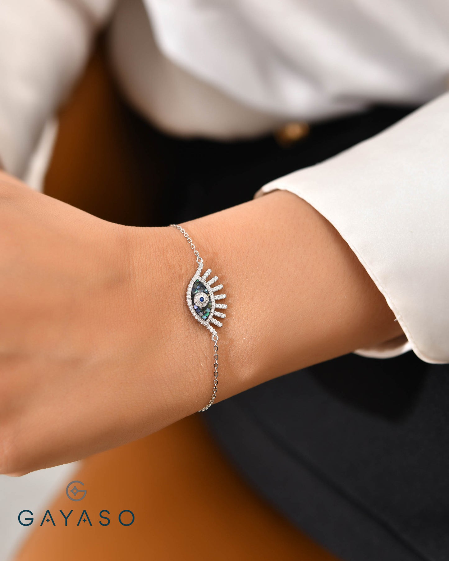 Evil Eye With A Twist Bracelet