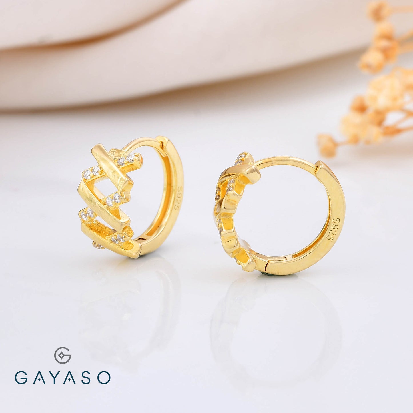 Cris-Cros Bali Earrings In Silver