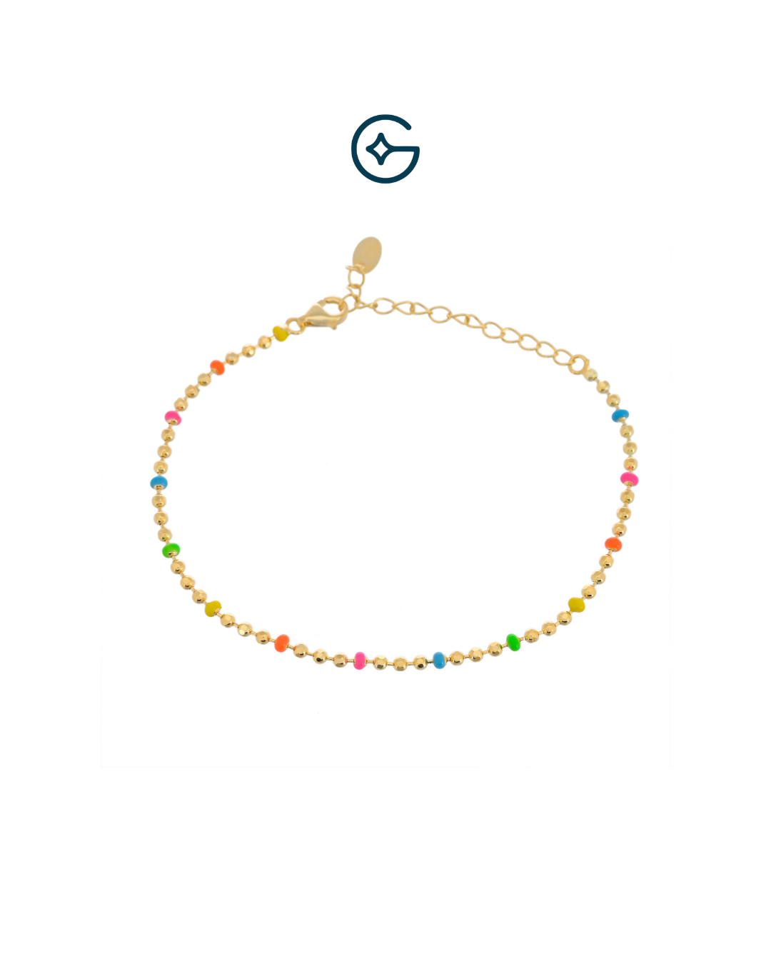 Sleek Multi Round Beads Bracelet In Silver