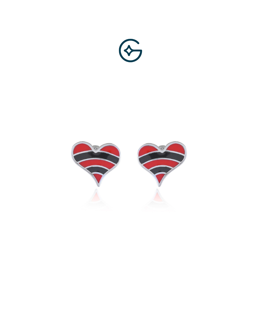 My Heart Kids Earrings In Silver