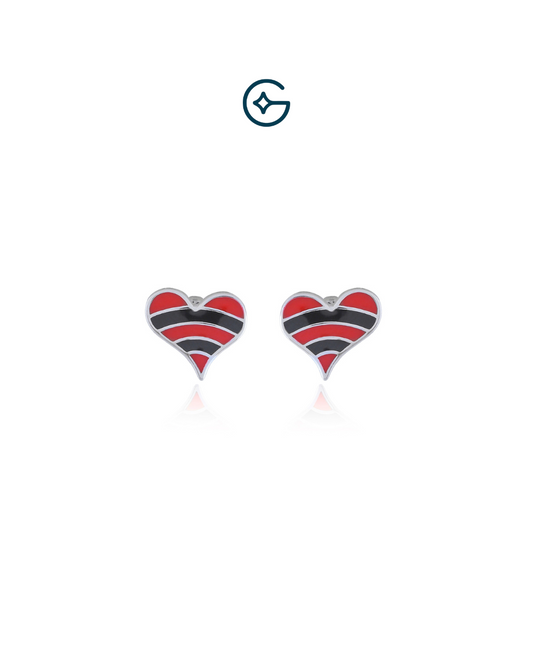 My Heart Kids Earrings In Silver