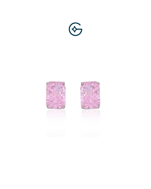 Ice-Cut A5 Premium CZ Studs In Silver