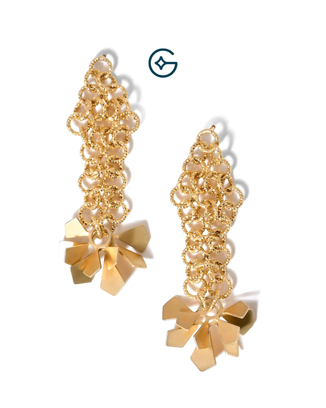 Designer Silver Danglers With a Modern Twist