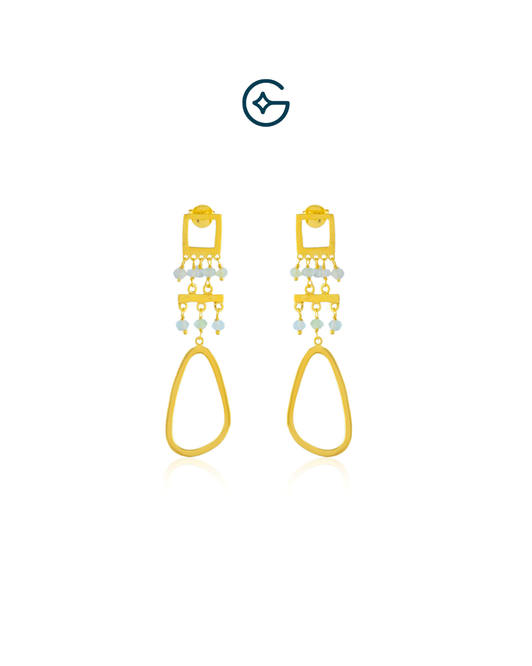 Cute Day Out Geometric Light Weight Silver Danglers