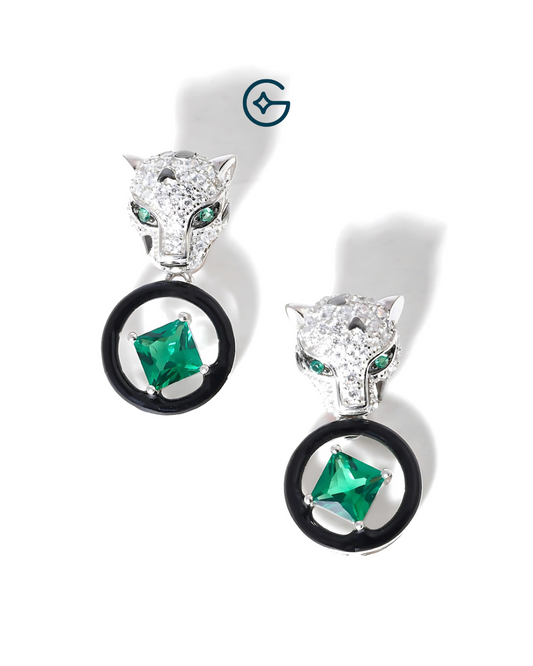 women inspired Tigress In You Earrings Silver