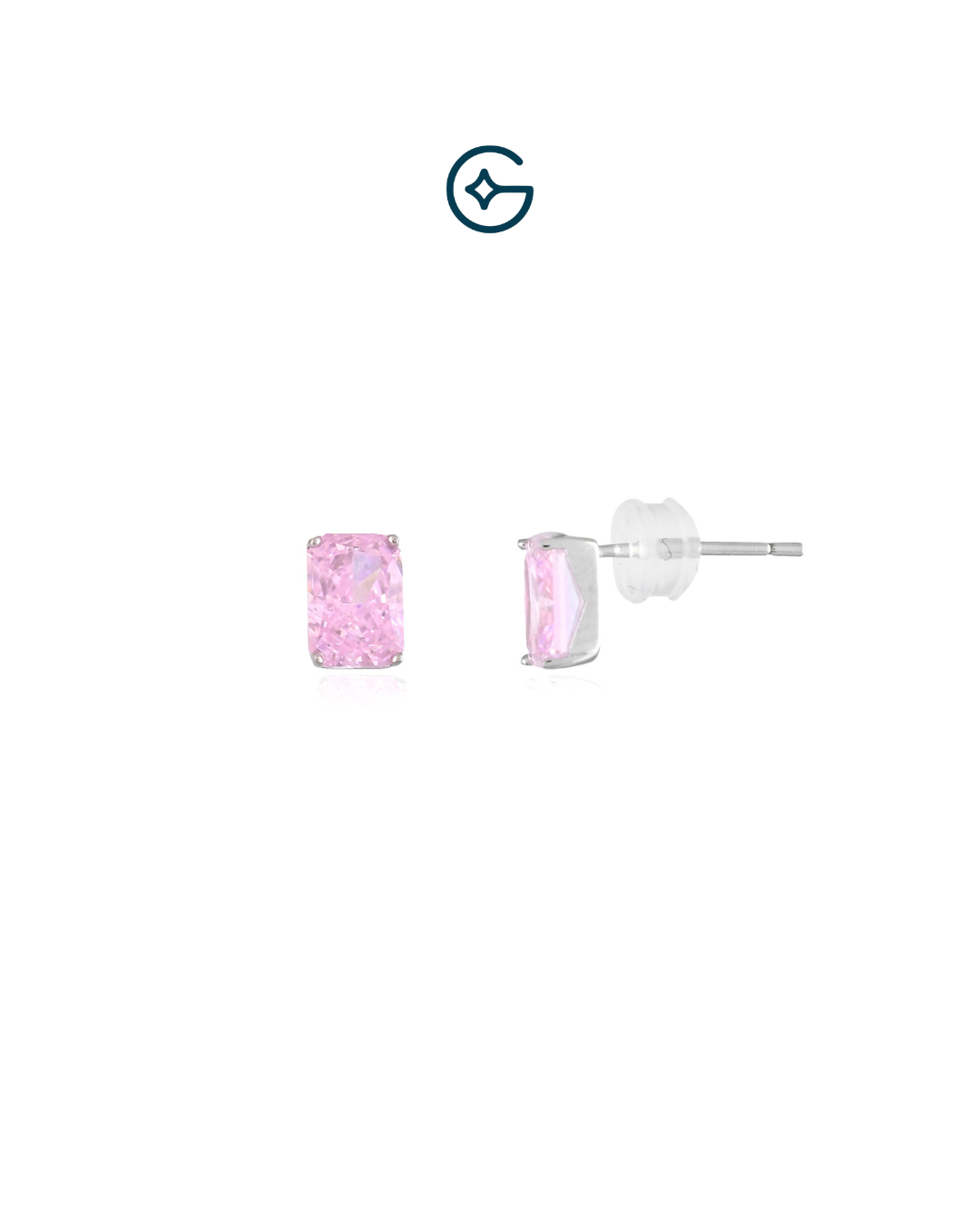 Ice-Cut A5 Premium CZ Studs In Silver