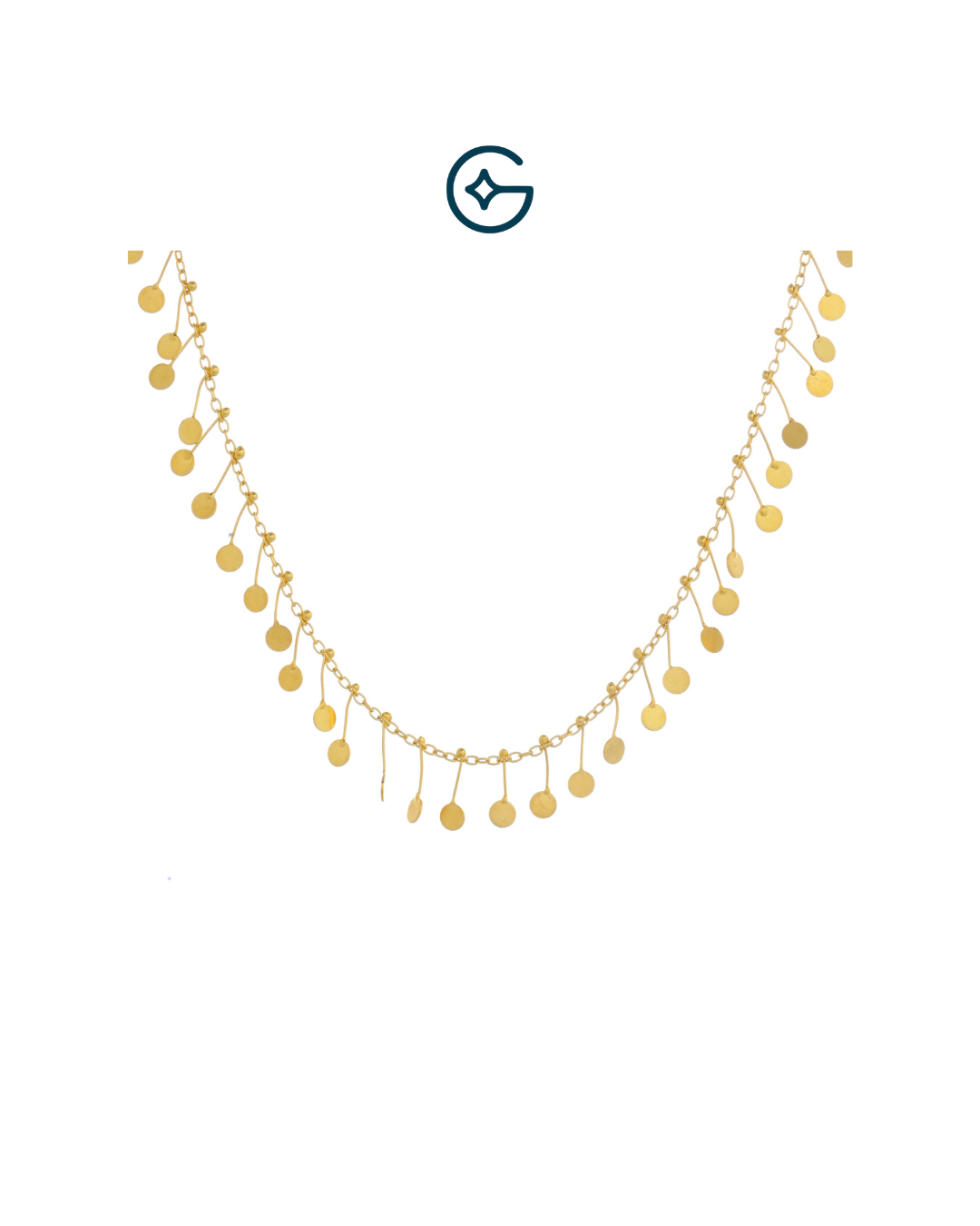 Statement Gold Plated Silver Necklace
