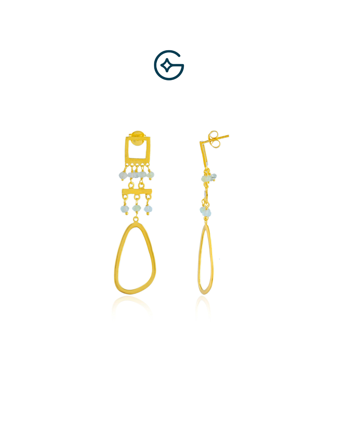 Cute Day Out Geometric Light Weight Silver Danglers