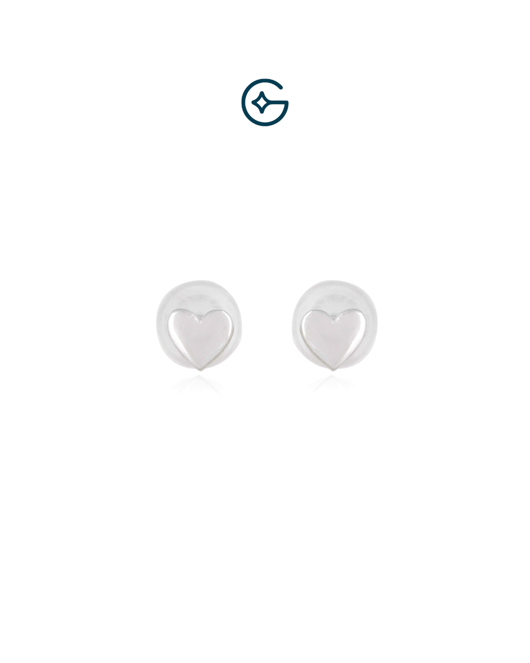 Two In One Kids Earrings In Silver