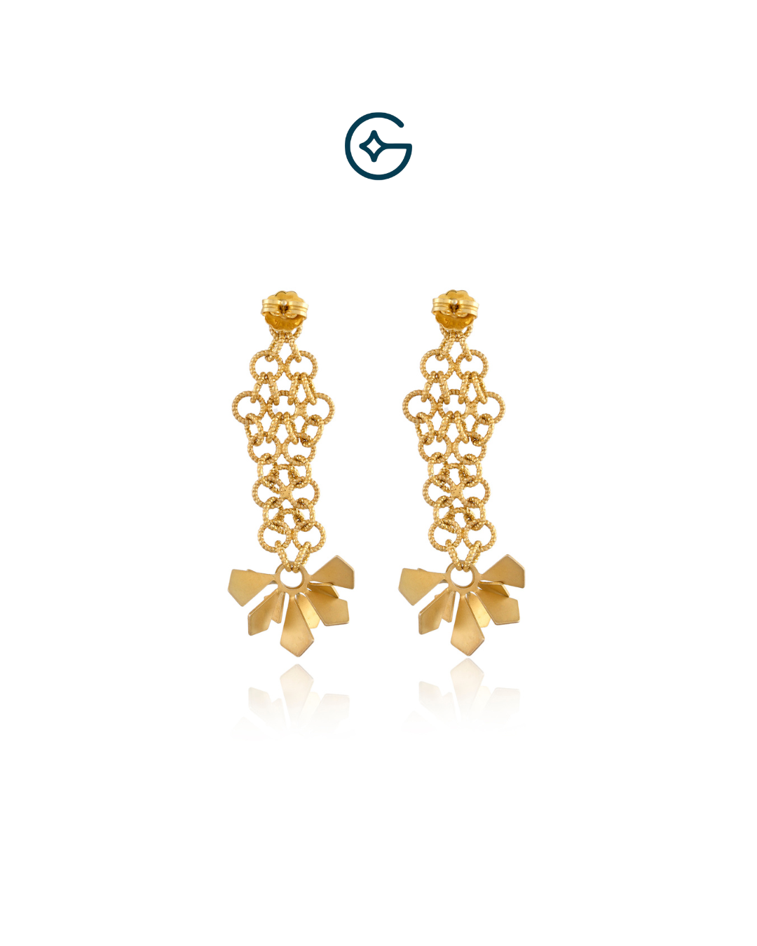 Designer Silver Danglers With a Modern Twist