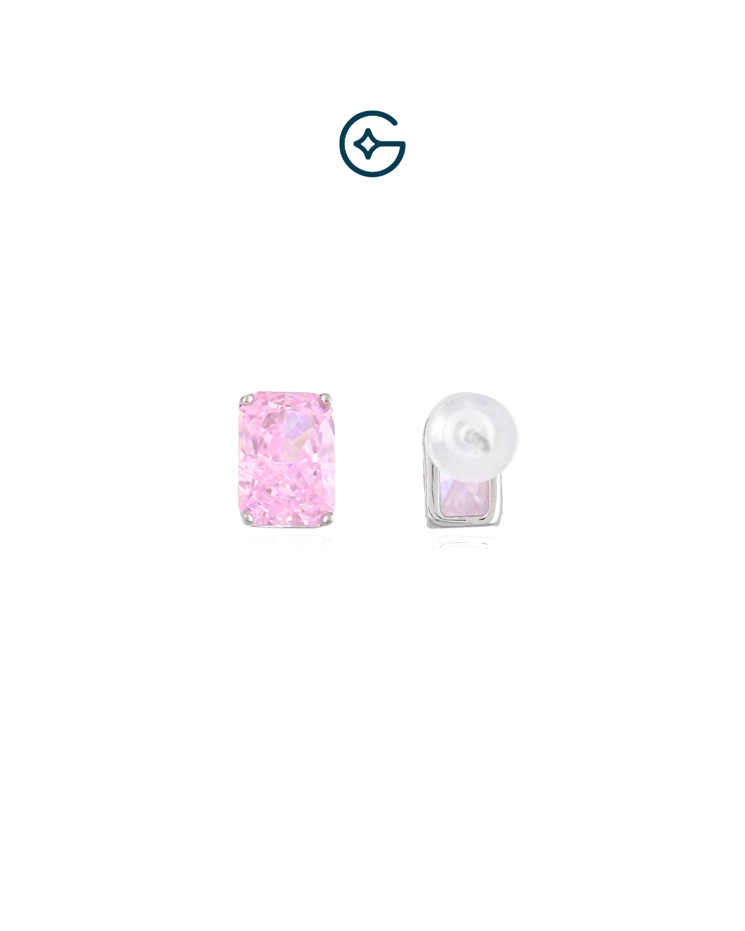 Ice-Cut A5 Premium CZ Studs In Silver