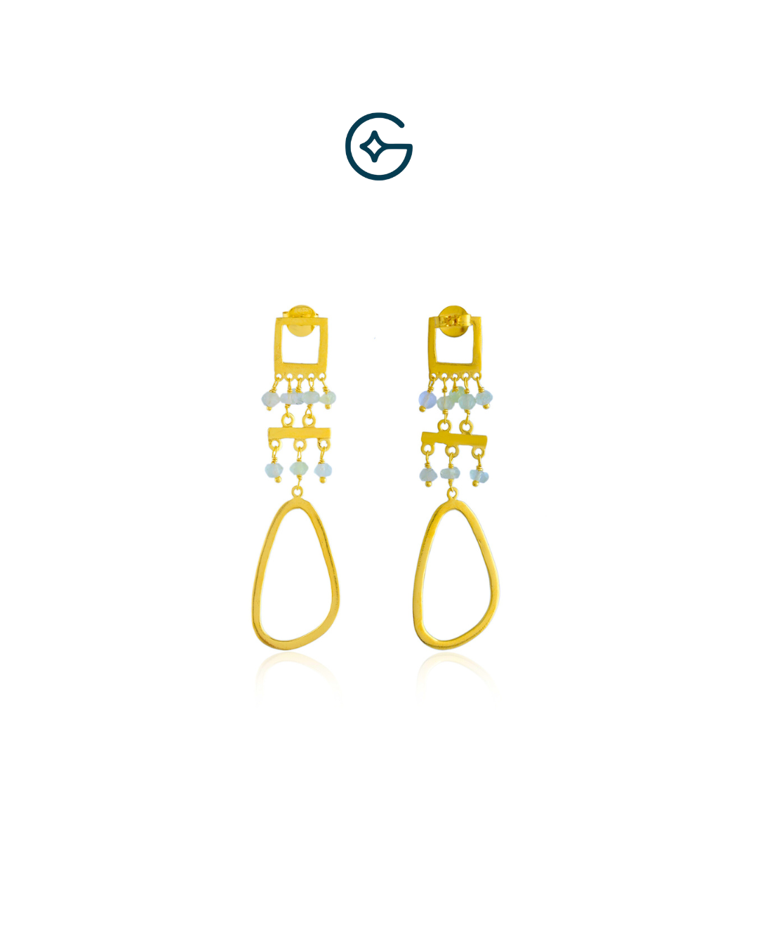 Cute Day Out Geometric Light Weight Silver Danglers