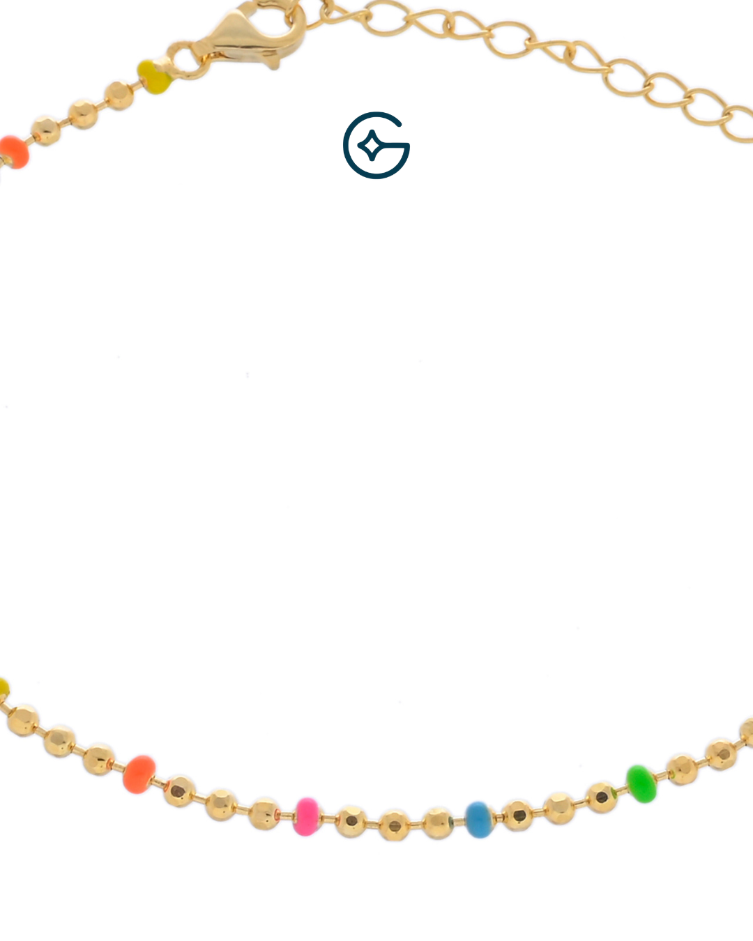 Sleek Multi Round Beads Bracelet In Silver