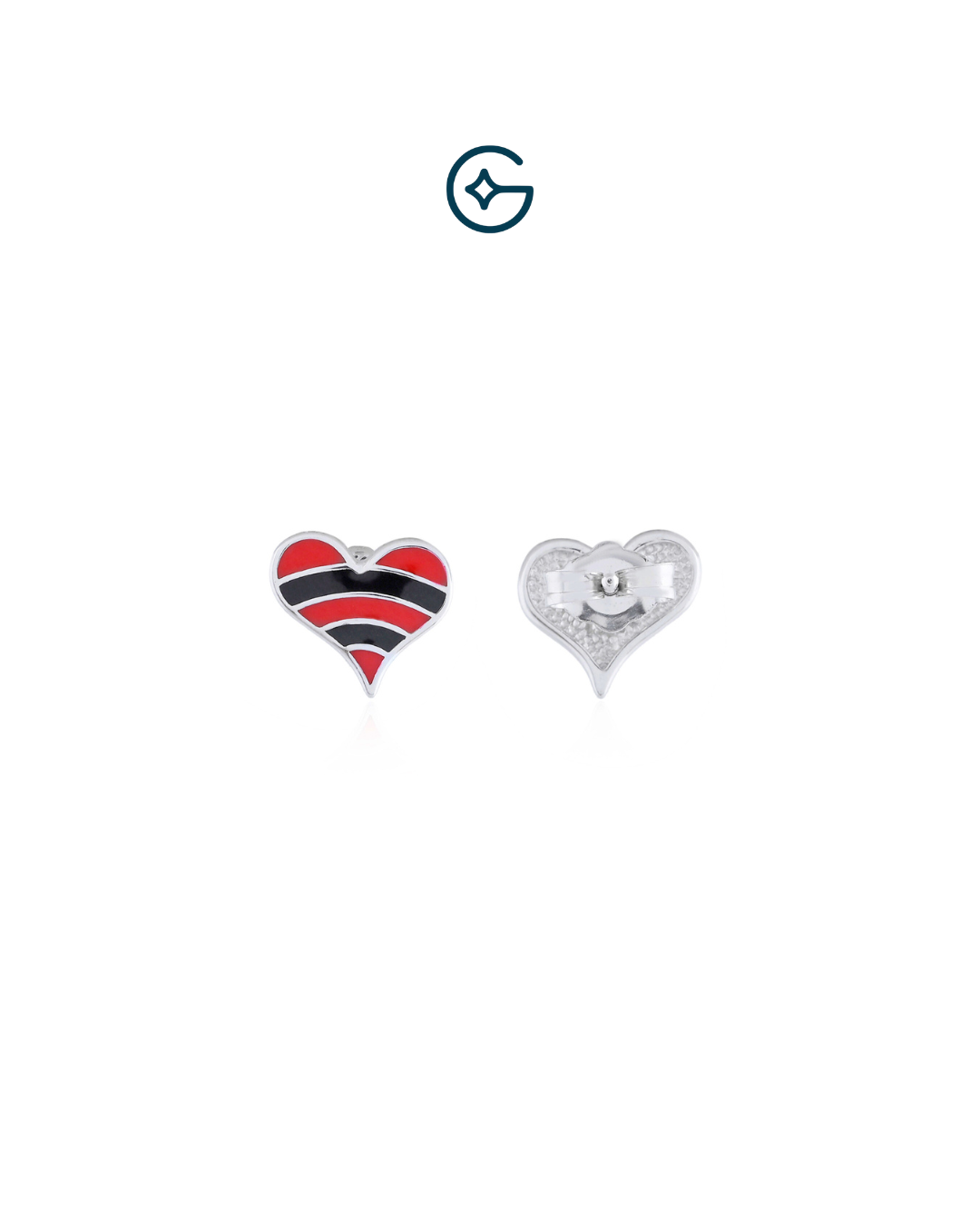 My Heart Kids Earrings In Silver