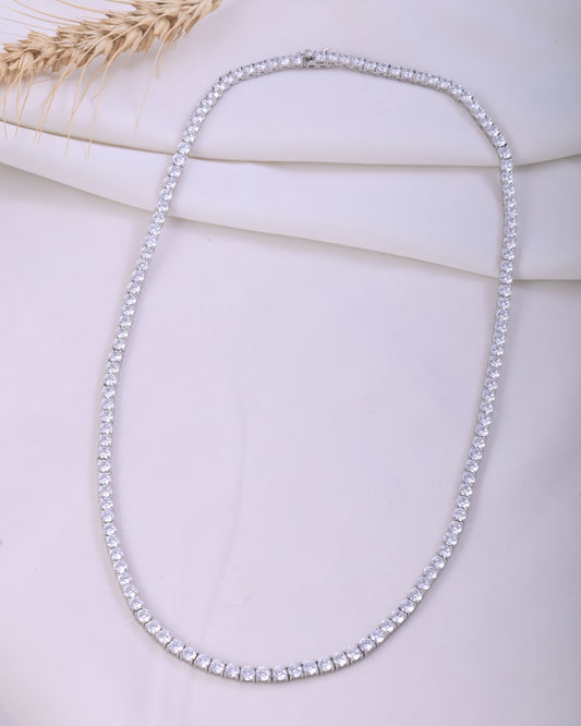 solitare string in 925 silver