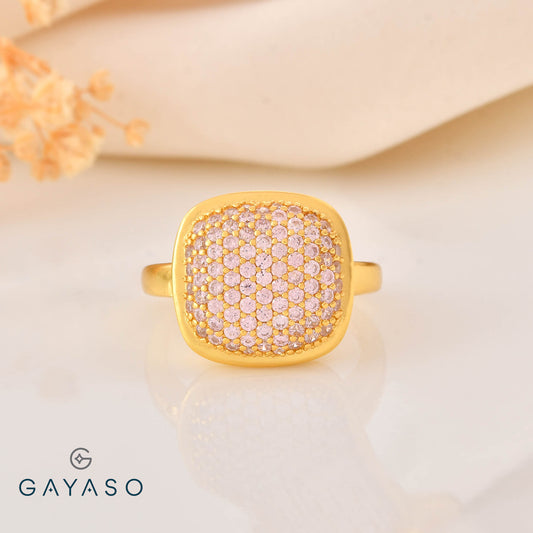 Cushion Cocktail Ring In Silver