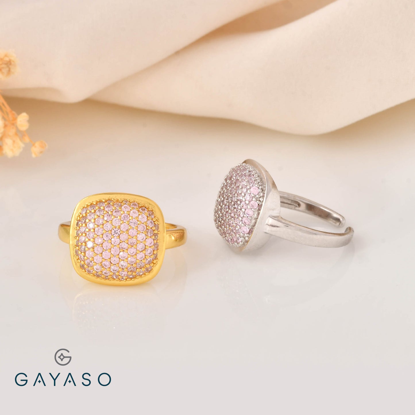 Cushion Cocktail Ring In Silver