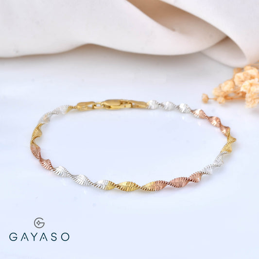 Tri-color Twisted Bracelet