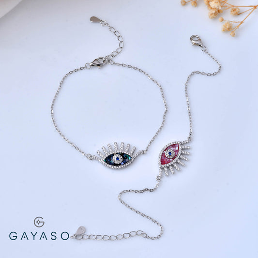 Evil Eye With A Twist Bracelet