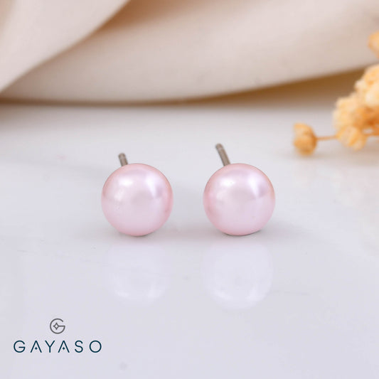 Daily Delight Pink Cultured Pearl Earrings