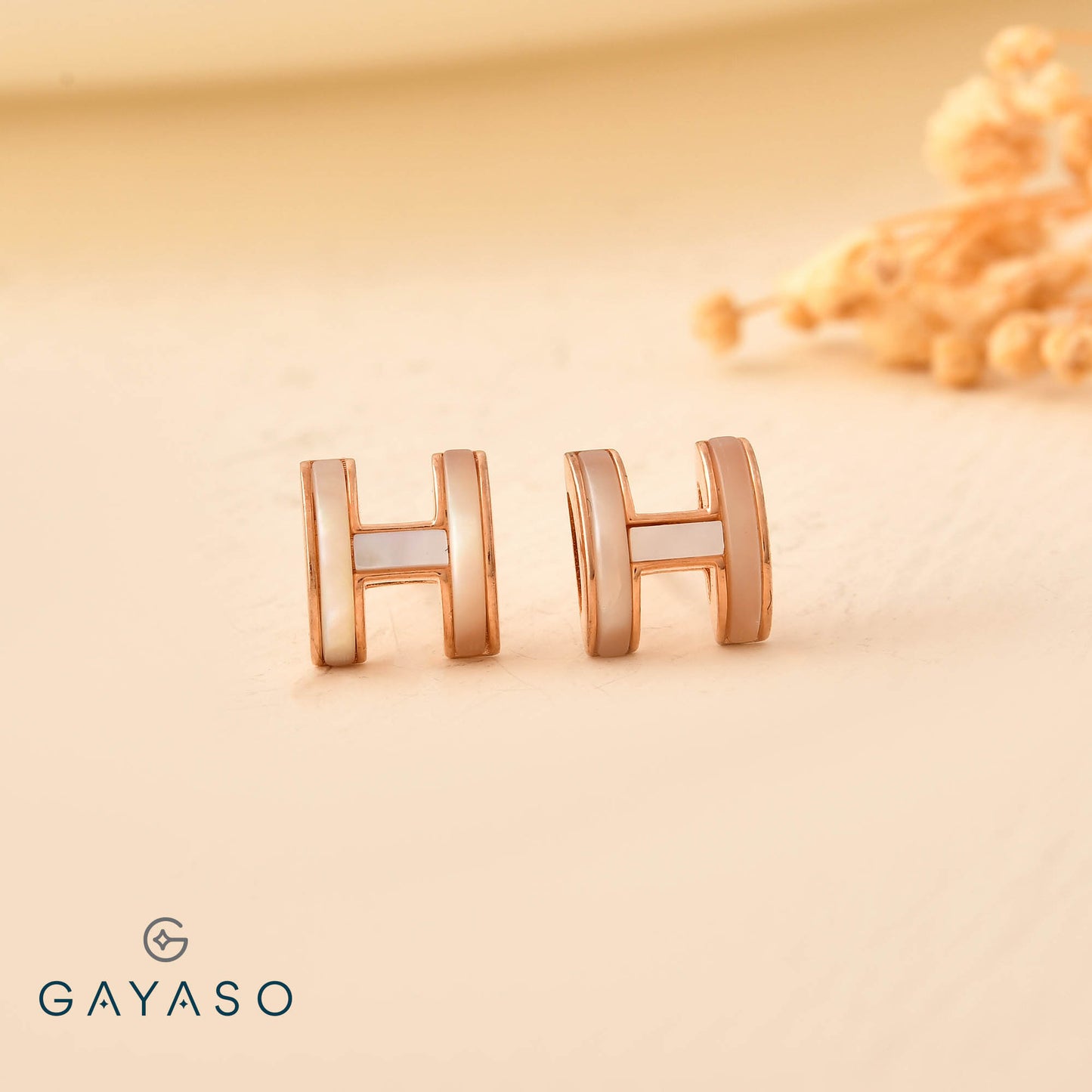 Hermes Inspired Stud Earrings