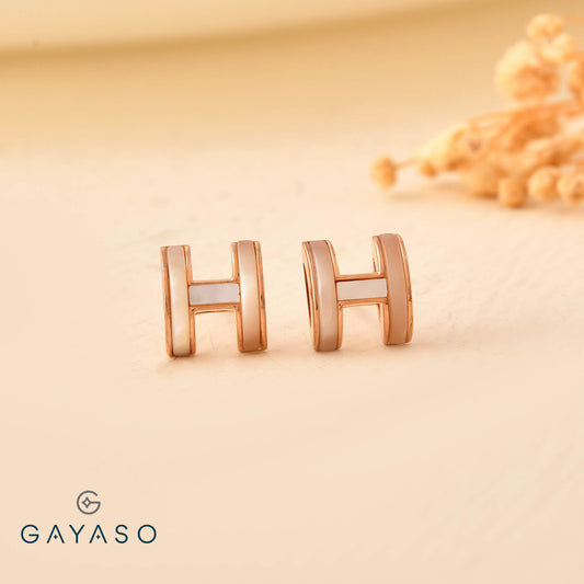 Hermes Inspired Stud Earrings