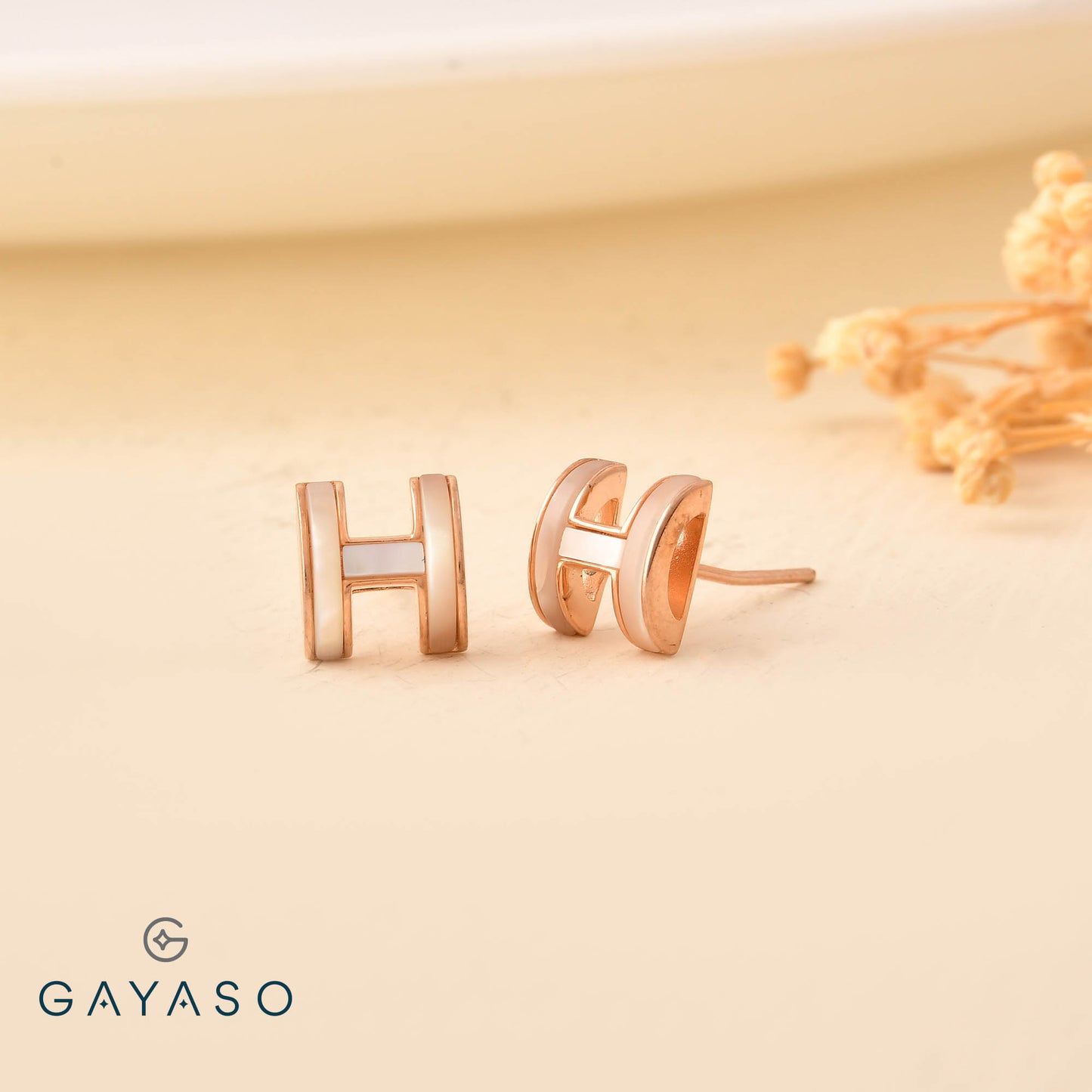 Hermes Inspired Stud Earrings