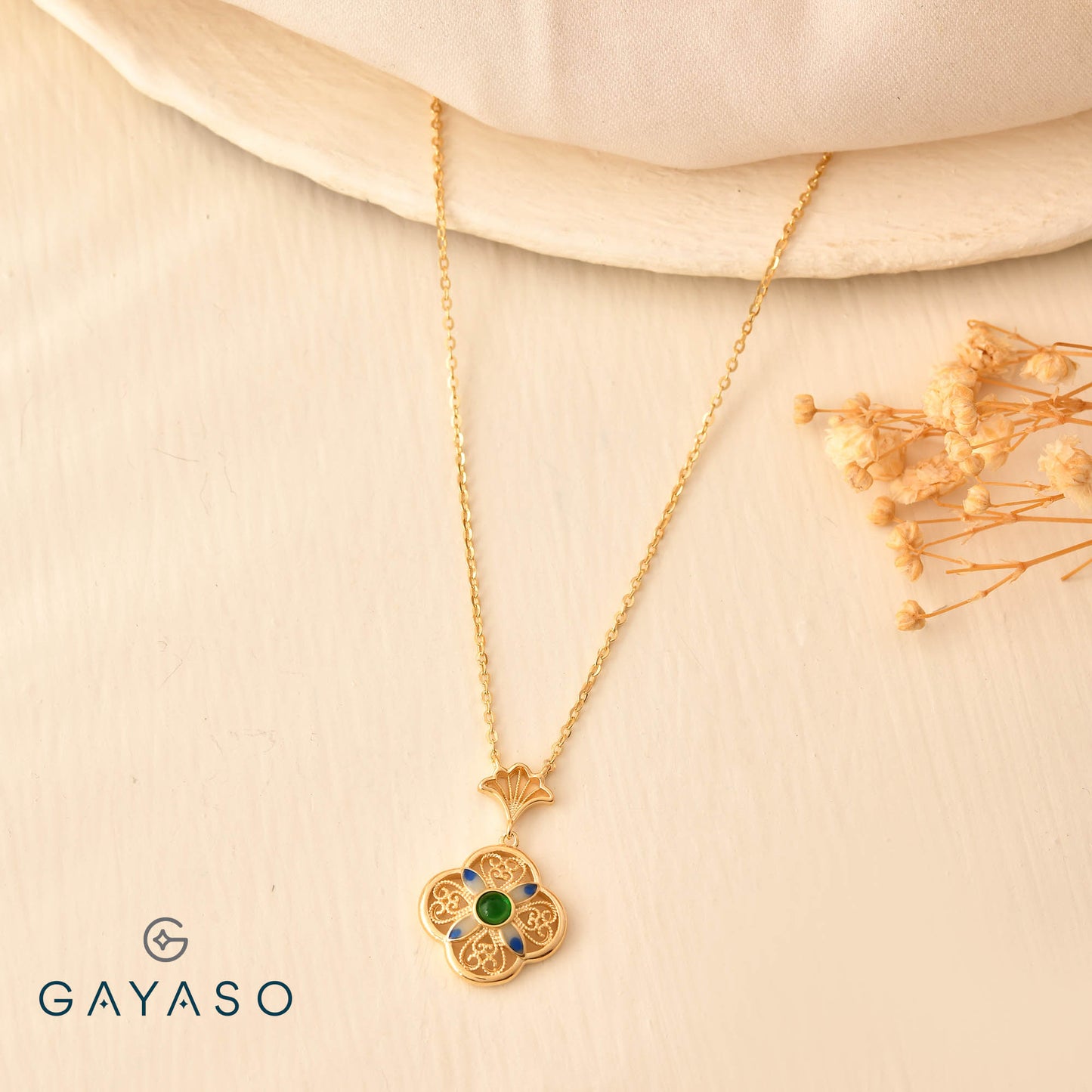 Modern Yet Traditional Filigree Pendant Set For Her