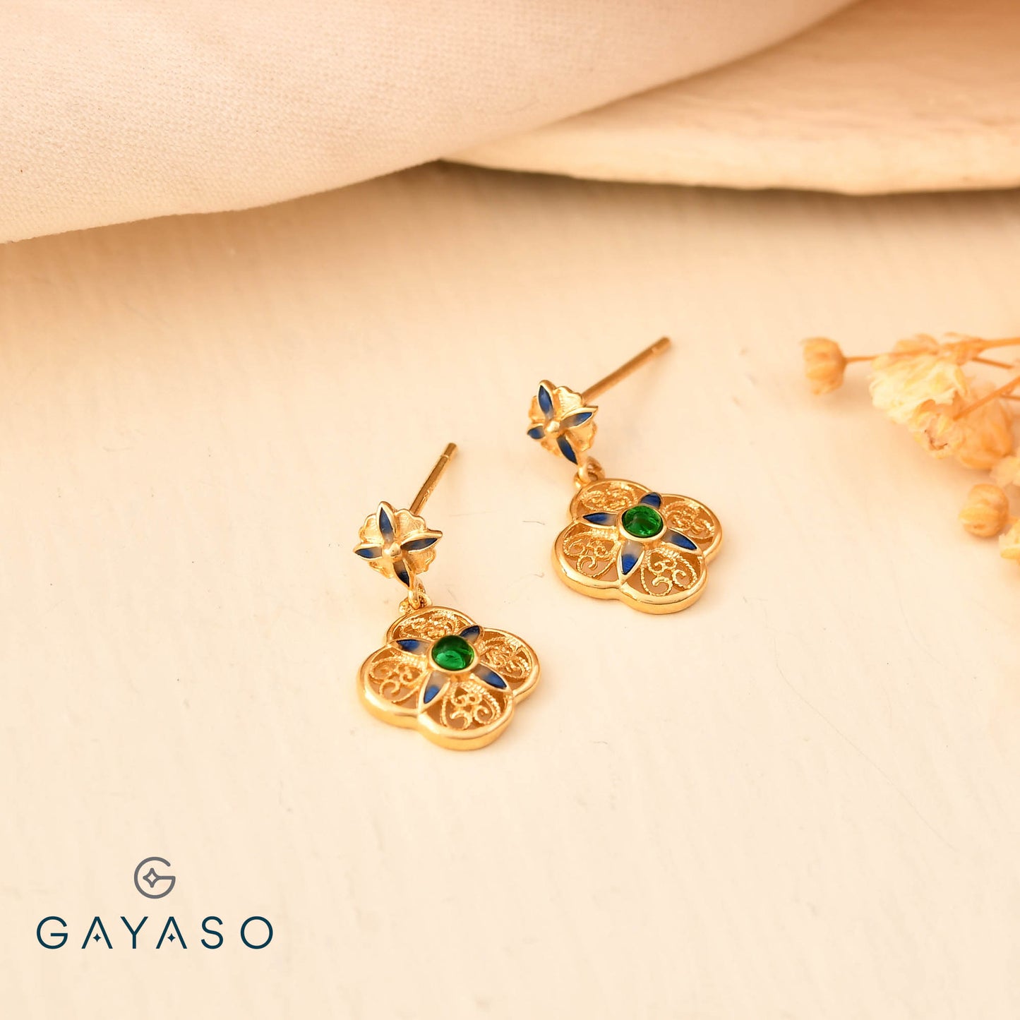 Modern Yet Traditional Filigree Pendant Set For Her