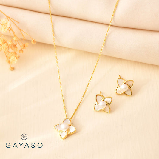 Fibonacci Series Pendant Set For Her